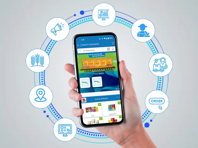 Technology at the fingertips of the customers with Kirana King Mobile App