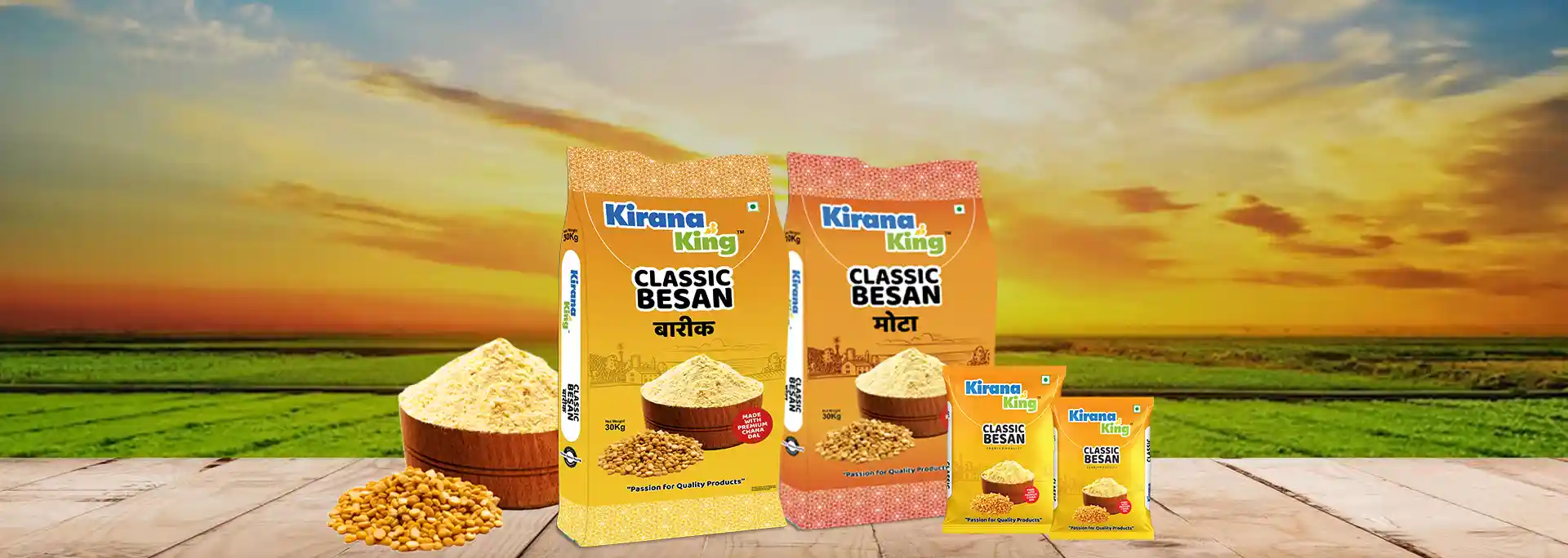 Besan Product Banner